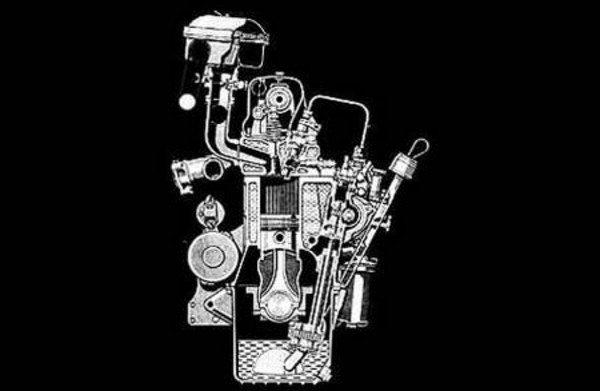 Moteur Mercedes 190 D 1950