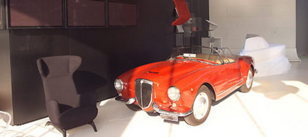 Une Aurelia B 24 pendant le Lancia Tour Italian Design