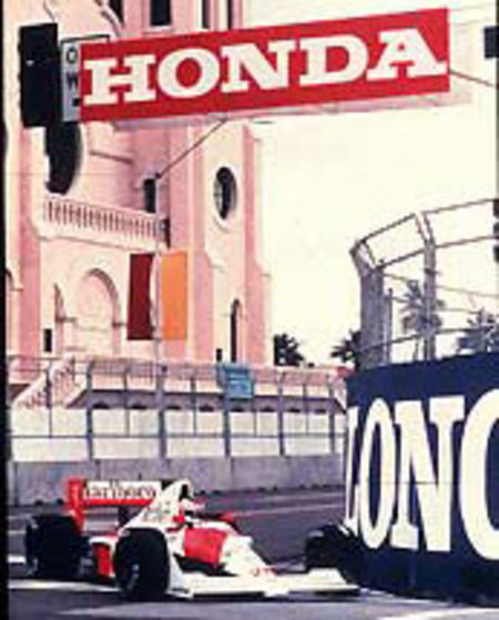 Gerhard Berger au GP de Monaco 1990