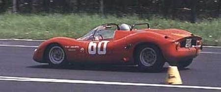 Barquette Abarth 1000 SP à Monza en 1968