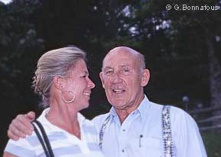 Stirling Moss et son épouse Susy