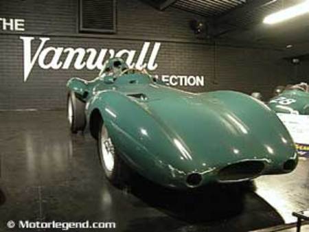 Vanwall Streamliner de 1957. Voiture à la carrosserie expérimentale préparée pour le Grand Prix de Reims.