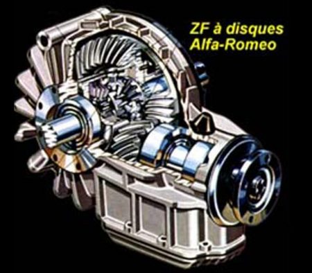 ZF à disques Alfa Romeo