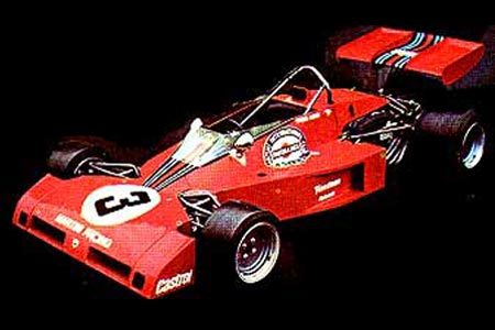 Monoplace F1 1973 à chassis monocoque construit en Angleterre.