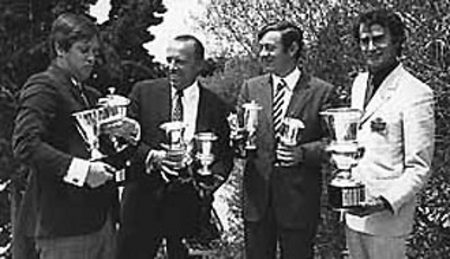 Féret, Thérier et Cheinisse vainqueur du rallye de l'Acropole en 1970