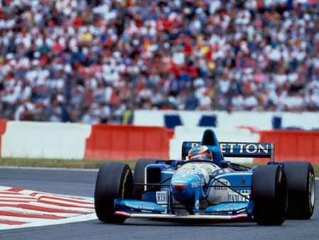 Schumacher sur Benetton, GP de France 1995