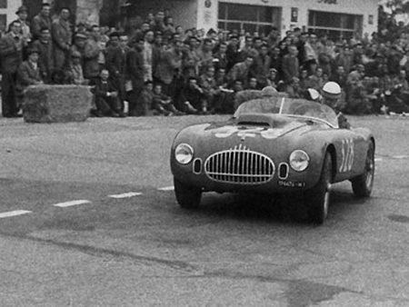 Ovidio Capelli sur le spider aux Mille Milles en 1953