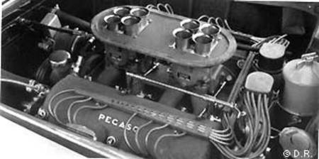 Moteur V8 culbuté