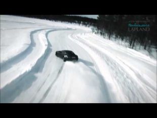 Aston Martin sur glace - Lapland