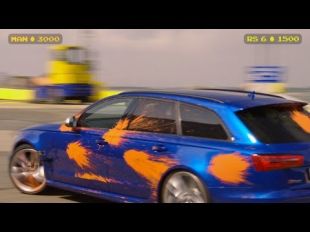 Audi RS 6 Avant : Paint Battle