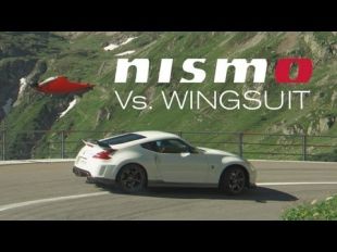 Nissan 370Z Nismo Versus Wingsuit