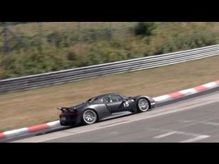 La Porsche 918 Spyder sur le Nürburgring