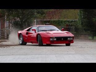 Ferrari 288 GTO tourmentée par l'équipe de TaxTheRich