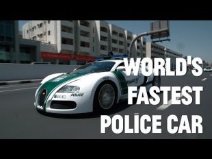 Les voitures de Police de Dubai