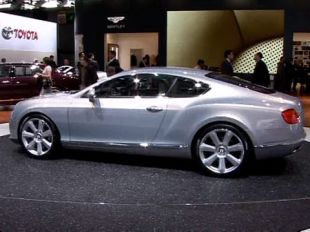 Bentley Continental GT au Mondial de l'Automobile 2010