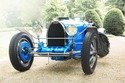 Bugatti en course aux Mille Miglia