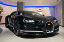 La Bugatti Chiron dans le showroom de Mayfair, à Londres