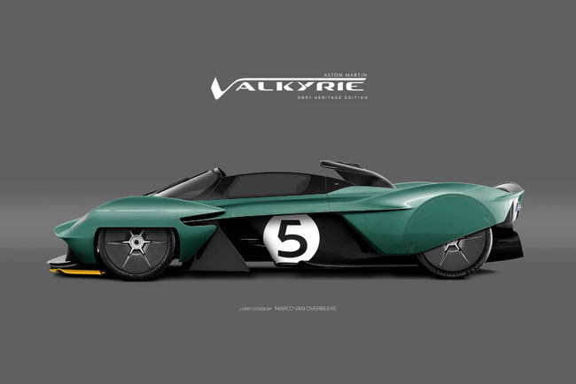 Aston Martin Valkyrie par Marco van Overbeeke