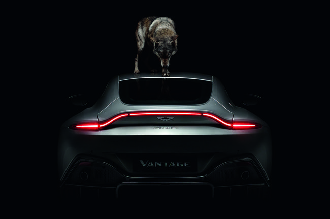 L'Aston Martin Vantage mise en images par Rankin