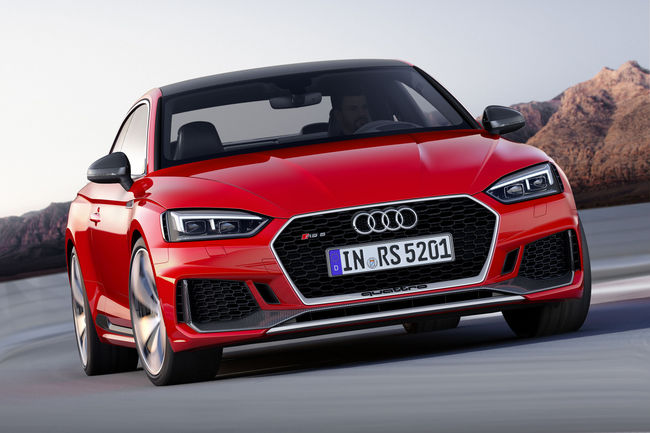 Audi RS 5 Coupé 2017 : ouverture des commandes