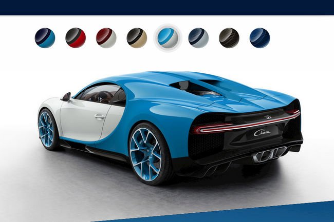 Configurez votre Bugatti Chiron 