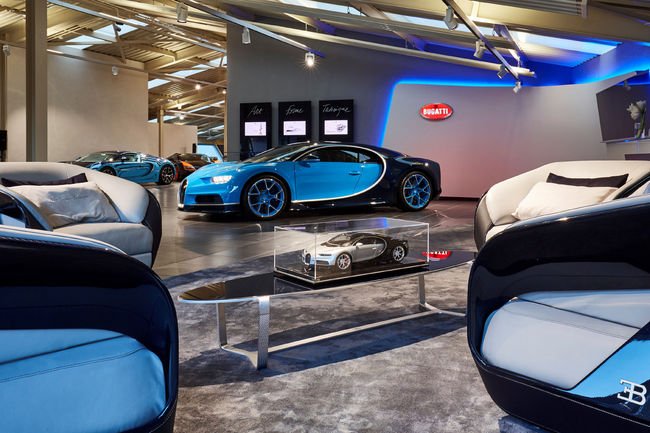 Nouveau Showroom Bugatti à Gstaad