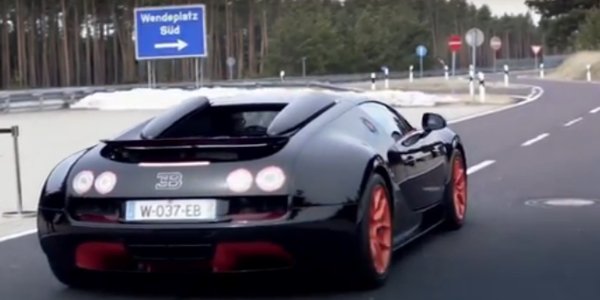 La vidéo du record de la Veyron