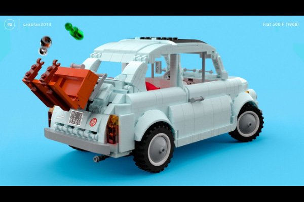 Vous allez craquer pour cette Fiat 500 F en LEGO