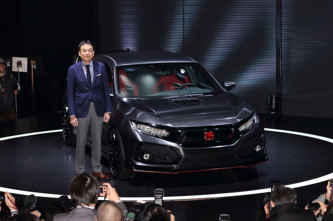Le prototype de la Honda Civic Type R 2017 présenté au Japon
