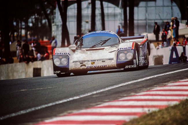 Le Mans Classic : Romain Dumas sur une Porsche 962C