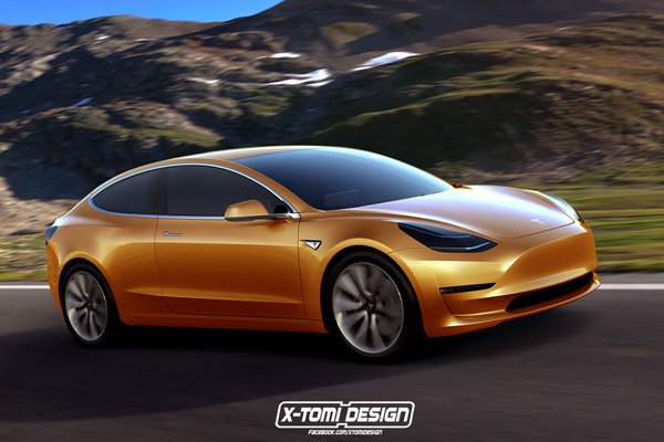 La Tesla Model 3 revisitée par X-Tomi Design