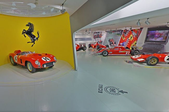 Visite virtuelle des musées Ferrari