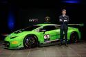 Stephan Winkelmann (CEO Lamborghini) et la Huracan GT3