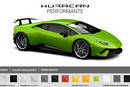 La Lamborghini Huracan Performante a son configurateur dédié