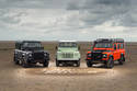 Trois éditions limitées pour le Land Rover Defender