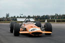 Bruce McLaren au GP de Grande-Bretagne 1969