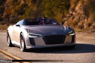 L'Audi e-tron Spyder en vadrouille