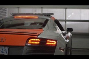 Vidéo : une Audi R8 V10... de courtoisie