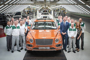 Bentley Bentayga Hybrid : production lancée