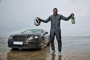 Record de vitesse pour Bentley et Idris Elba