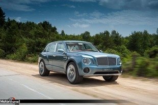 Bentley EXP 9F : feu vert donné