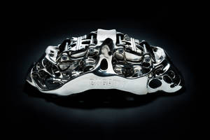 Bugatti présente un étrier de frein réalisé en impression 3D