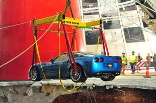 Musée Corvette : premières extractions