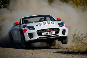 One-off Jaguar F-Type Cabriolet Rally Car