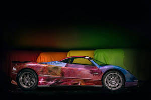 Pagani Zonda S Art Car par Shalemar Sharbatly