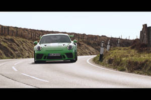 La Porsche 911 GT3 RS en virée sur l'Ile de Man