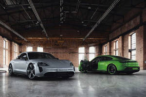 Porsche Taycan : aeroblades et fibre de carbone