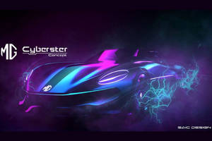 Un teaser pour le concept électrique MG Cyberster