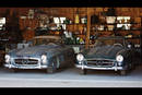 Deux Mercedes 300 SL à Pebble Beach - Crédit photo : Gooding & Company