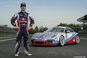 Sébastien Loeb et sa Porsche 911 GT3 Cup Martini